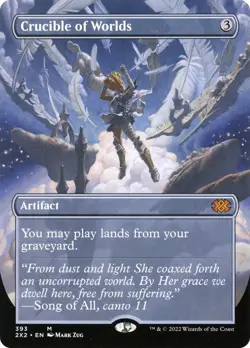 Crucible of Worlds (Borderless) Double Masters 2022 Regular - Image 1