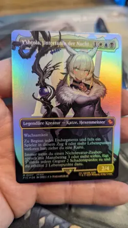 1x Y'shtola Nights Blessed Borderless GERMAN Foil NM MTG Final Fantasy x1 - Image 1