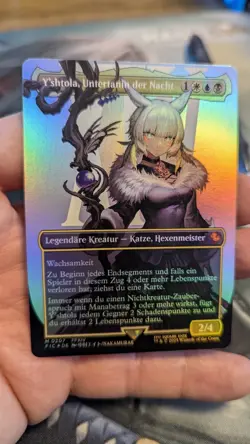 1x Y'shtola Nights Blessed Borderless GERMAN Foil NM MTG Final Fantasy x1 - Image 2