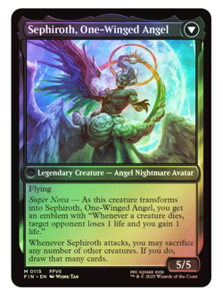 Sephiroth, Fabled SOLDIER - Foil Final Fantasy MTG - Image 4