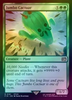 MTG - 1x -Jumbo Cactaur - Foil - Final Fantasy - Image 1