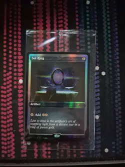 Sol Ring FOUNDATIONS Buy A Box FOIL PROMO CARD Magic: The Gathering NEW & SEALED - Image 1