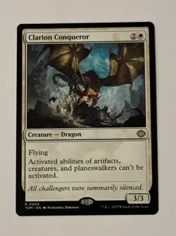 MTG Clarion Conqueror - Tarkir: Dragonstorm  LP - Image 1