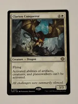 MTG Clarion Conqueror - Tarkir: Dragonstorm  LP - Image 3