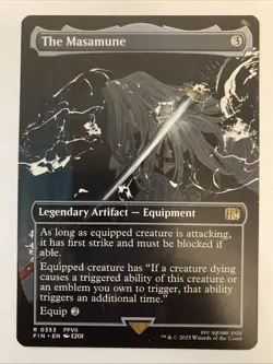 NM Borderless Regular The Masamune, MTG, Final Fantasy, Magic the Gathering 353 - Image 2