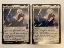 x2 Cloud, Midgar Mercenary FIN Final Fantasy MTG 10 M/NM 2x - Image 2