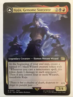 Kuja, Genome Sorcerer Extended Art R Regular 0497 | Final Fantasy FIN | MTG - Image 2