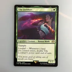 Tifa Lockhart Magic: The Gathering Final Fantasy #206 Rare - Near Mint - Image 3