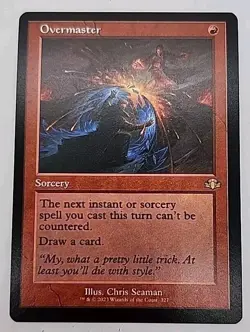 Overmaster Retro Frame Dominaria Remastered MTG Magic the Gathering - Image 1