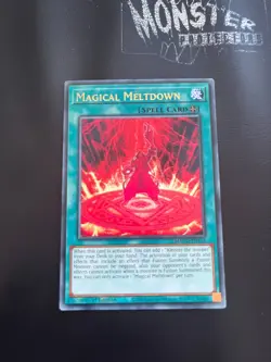 YUGIOH MAGICAL MELTDOWN GOLD LETTER RARE MAGO-EN152 1ST EDITION - Image 1