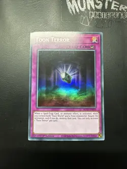 YUGIOH TOON TERROR ULTRA RARE BLCR-EN069 1ST EDITION - Image 1