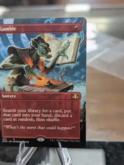 Gamble (Borderless) Dominaria Remastered Regular Free Shipping! - Image 15
