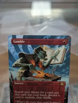Gamble (Borderless) Dominaria Remastered Regular Free Shipping! - Image 2