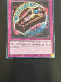 YUGIOH DARK RENEWAL SECRET RARE YGLD-ENB00 LIMITED EDITION PLAYED CONDITION - Image 4