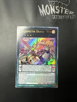 YUGIOH MAJESPECTER DRACO RYU ULTRA RARE PHNI-EN049 1ST EDITION - Image 1