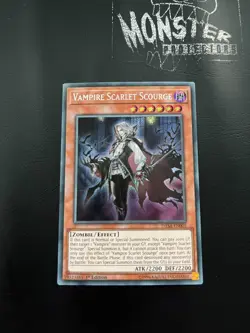 YUGIOH VAMPIRE SCARLET SCOURGE SECRET RARE DASA-EN005 1ST EDITION - Image 3