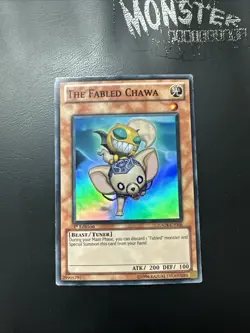 YUGIOH THE FABLED CHAWA SUPER RARE HA04-EN006 1ST EDITION - Image 1