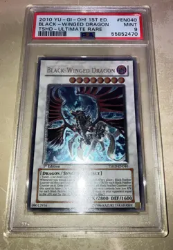 PSA 9 BLACK-WINGED DRAGON TSHD-EN040 1st FIRST EDITION ULTIMATE RARE ENGLISH! - Image 4