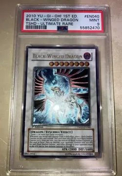 PSA 9 BLACK-WINGED DRAGON TSHD-EN040 1st FIRST EDITION ULTIMATE RARE ENGLISH! - Image 5