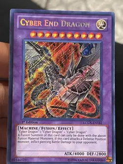 Cyber End Dragon - LCGX-EN182 - Secret Rare - 1st Edition - LP - Image 1