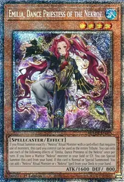 Emilia, Dance Priestess of the Nekroz (Starlight Rare) BLMM-EN025 Battles of Legend: Monster Mayhem 1st Edition - Image 1