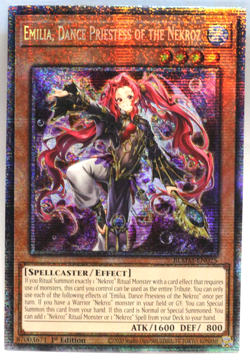 Emilia, Dance Priestess of the Nekroz (Starlight Rare) BLMM-EN025 Battles of Legend: Monster Mayhem 1st Edition - Image 5