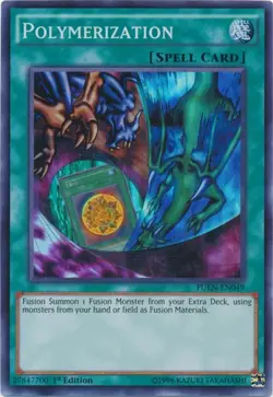 Yugioh! LP Polymerization - FUEN-EN049 - Super Rare - 1st Edition Lightly Played - Image 1