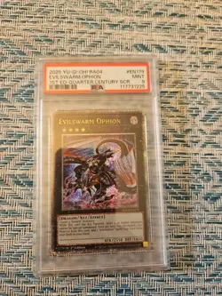 Evilswarm Ophion (Quarter Century Secret Rare) RA04-EN179 Quarter Century Stampede 1st Edition - Image 5