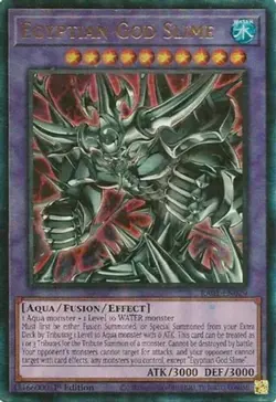 Yugioh! Egyptian God Slime - RA01-EN029 - Prismatic Ultimate Rare - 1st Edition - Image 2