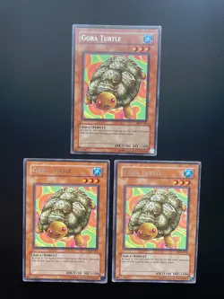 Yugioh Gora Turtle PGD-014 Rare Unlimited Edition LP/MP X3 - Image 1