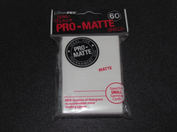 60 PRO-MATTE White small YUGIOH size DECK PROTECTORS CARD SLEEVES Ultra Pro - Image 3