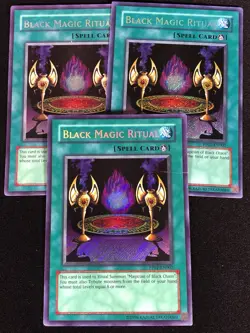 Yugioh Black Magic Ritual PP01-EN002  Secret X3 (MP) - Image 1