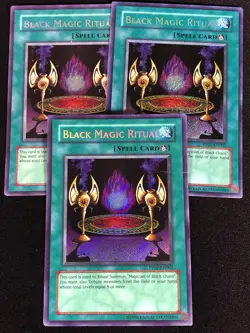 Yugioh Black Magic Ritual PP01-EN002  Secret X3 (MP) - Image 2