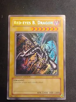 Red Eyes Black Dragon BPT-005 Secret Rare Limited Edition Yu-Gi-Oh Card MP - Image 11