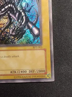 Red Eyes Black Dragon BPT-005 Secret Rare Limited Edition Yu-Gi-Oh Card MP - Image 4