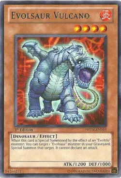 3 x Evolsaur Vulcano - PHSW-EN019 - Rare - Unlimited Edition Near Mint, English - Image 1