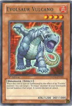 3 x Evolsaur Vulcano - PHSW-EN019 - Rare - Unlimited Edition Near Mint, English - Image 2