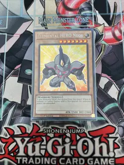 Elemental Hero Neos Secret Rare BLMM-EN003 Yugioh Chibi - Image 3