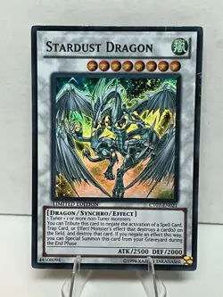 YuGiOh! Stardust Dragon CT07-EN021 Super Rare -2010 Collectors Tin- NM HOLO - Image 1