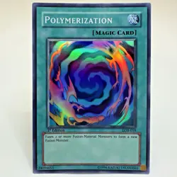 Yugioh Polymerization LOB-059 1st Edition Super Rare Holo AE - VLP-NM 💎 - Image 1