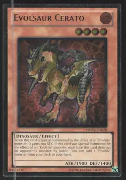 Yu-Gi-Oh TCG Photon Shockwave #PHSW-EN020 Evolsaur Cerato (UTR) - Image 1