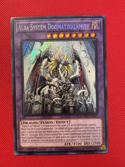 Yugioh! Alba System Dogmatikalamity - BLMM-EN011 - Secret Rare - 1st Edition NM - Image 1