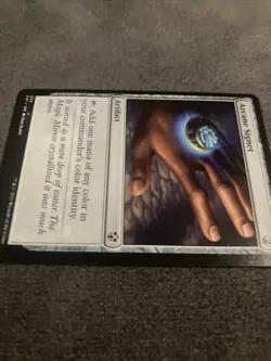Arcane Signet Commander 2021 MTG Factory Miscut Side - Image 5