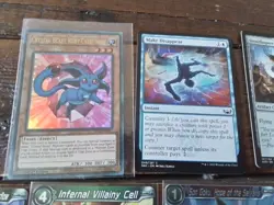 9 magic gathering cards dragon ball yugioh card game holo foil prizem full art - Image 10