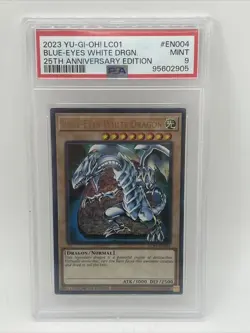 Yu-Gi-Oh! 25th Anniversary LC01-004 Blue-Eyes White Dragon - PSA 9 - Image 1