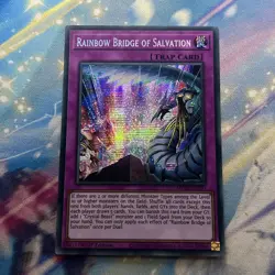 YUGIOH RAINBOW BRIDGE OF SALVATION SECRET RARE MP22-EN270 1ST EDITION - Image 2