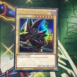 Yugioh! Dark Magician YGLD-ENB02 Ultra Rare Unlimited NM - Image 1