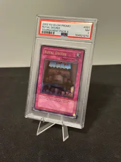 Royal Decree TP4-001 YuGiOh Tournament Pack 4 - PSA 7 - Image 4
