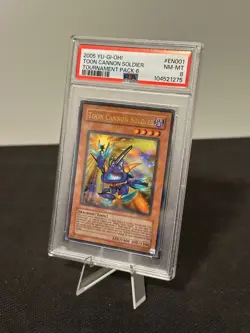 Toon Cannon Soldier TP6-EN001 YuGiOh Tournament Pack 6 - PSA 8 - Image 1