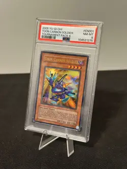 Toon Cannon Soldier TP6-EN001 YuGiOh Tournament Pack 6 - PSA 8 - Image 4